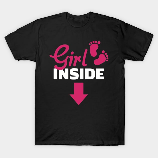 Girl inside T-Shirt by Designzz